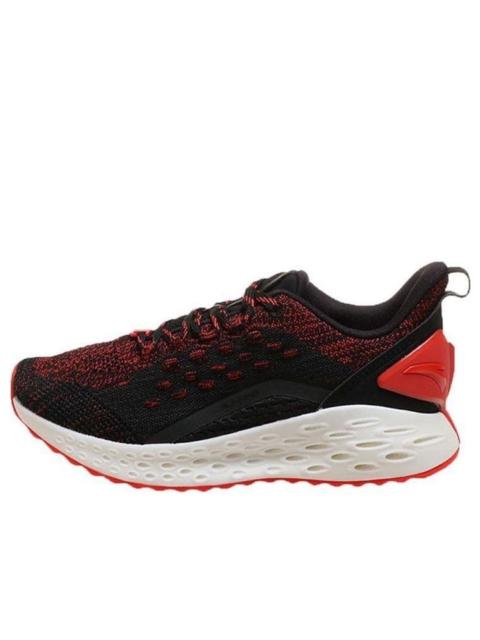 ANTA (WMNS) ANTA Running Series Sneakers 'Black with Red Mesh' 12915588-10