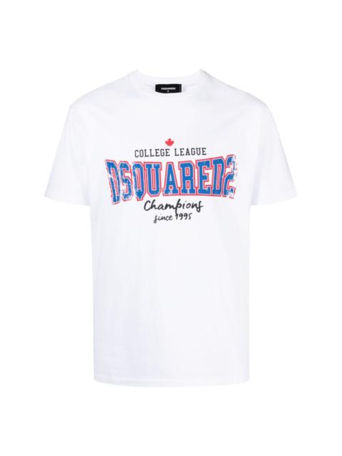 DSQUARED2 College logo-print T-shirt