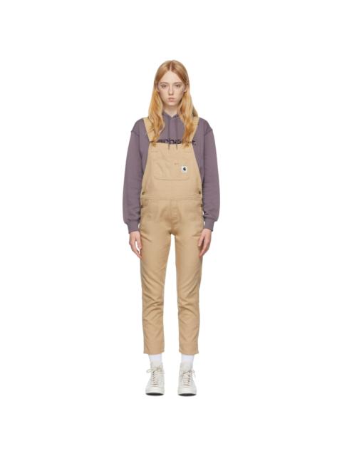 Brown Cotton Overalls