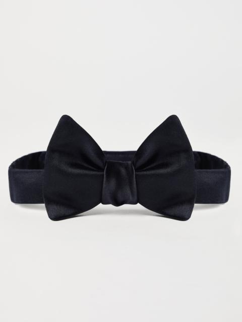 Brunello Cucinelli Cotton and silk satin bow tie