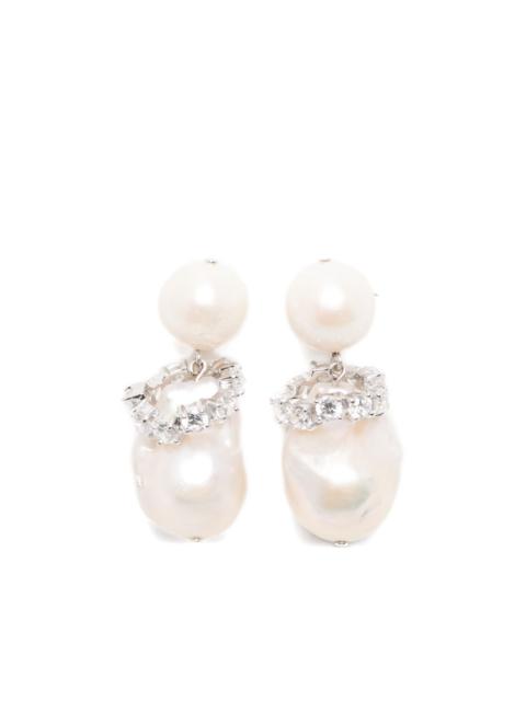 Completedworks Woah! Did Life Just Give Me a Lemon pearl-embellished earrings