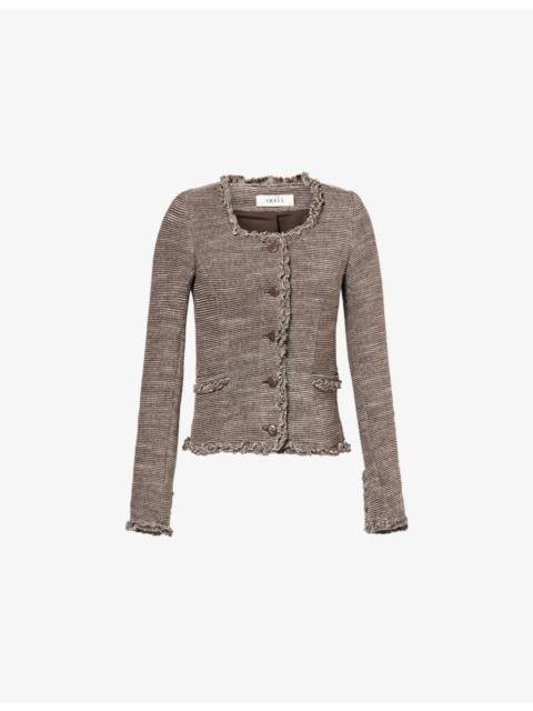 SKALL Rosa Cinched Cotton And Wool Jacket