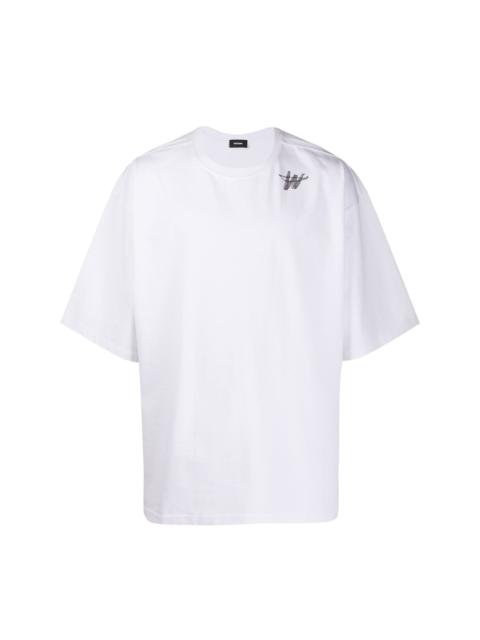 logo-print oversized T-shirt