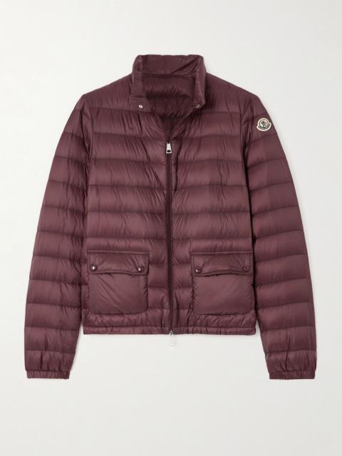 Moncler Lans quilted shell down jacket Red