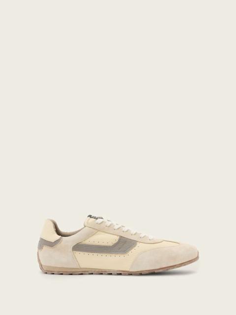 ALLSAINTS LIAM SUEDE HEX LOW TOP SNEAKERS