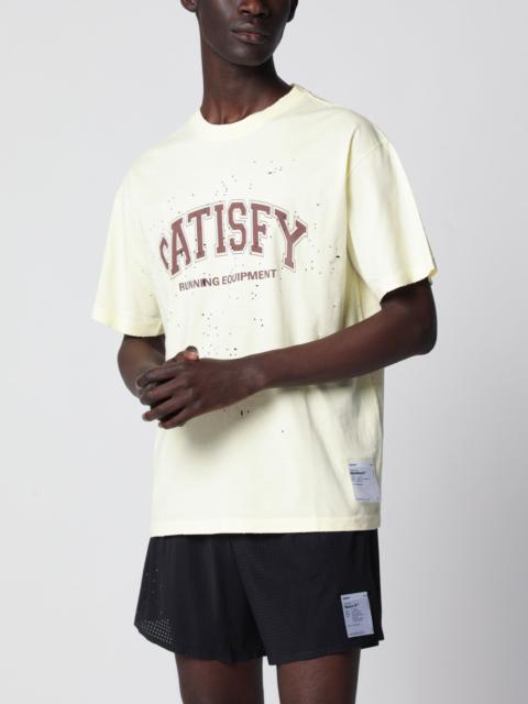 SATISFY Light yellow MothTech T-shirt with perforations