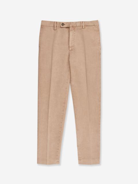 SLOWEAR Tapered fit cotton trousers