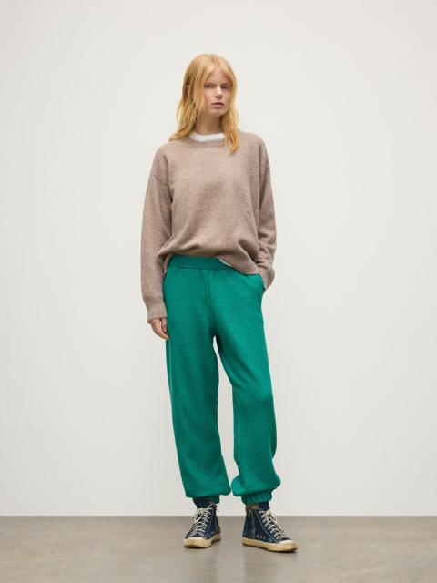 Johnstons of Elgin Reel Green Cashmere Trousers
