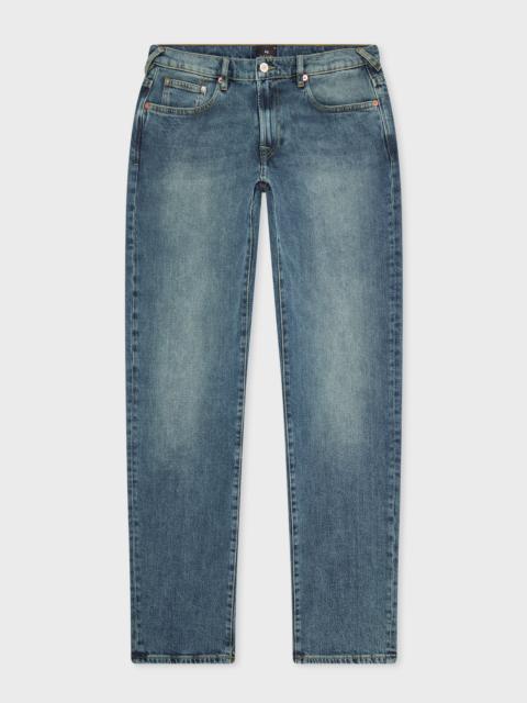 Paul Smith Relaxed Tapered-Fit Antique Wash 'Organic Vintage Stretch' Jeans