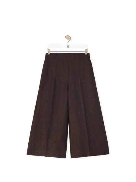 Loewe Cropped trousers in linen