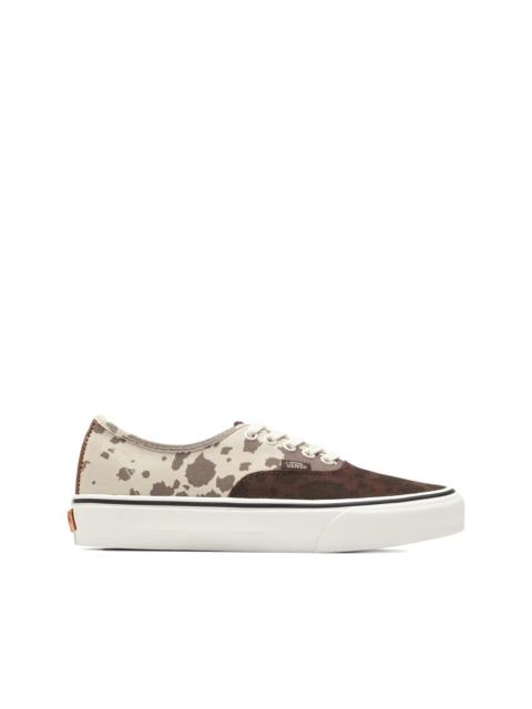 Vans cow-print suede trainers