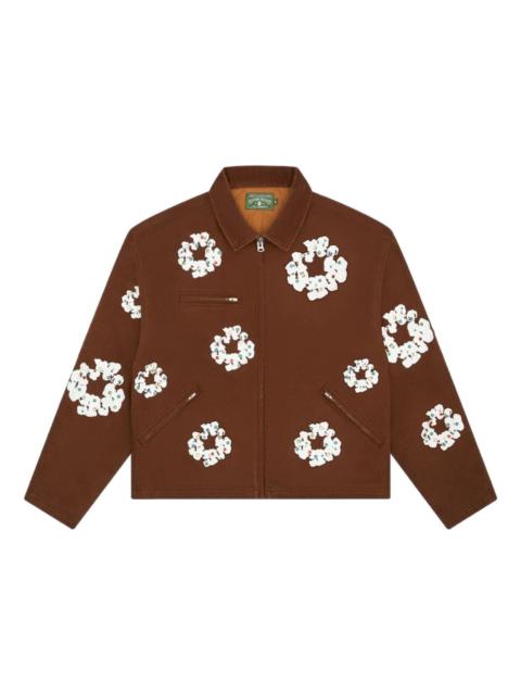 DENIM TEARS Denim Tears Cotton Wreath Canvas Work Jacket 'Brown' FW25OLJ11192575
