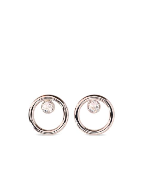Alessandra Rich crystal-embellished circle earrings