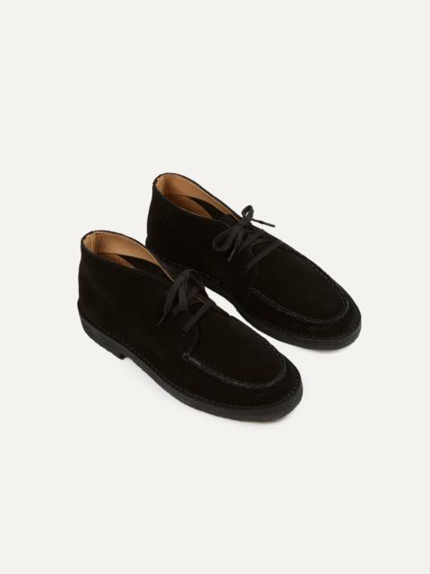 Drake's Drake's by A. Levine Crosby Moc-Toe Chukka Boot Black Suede