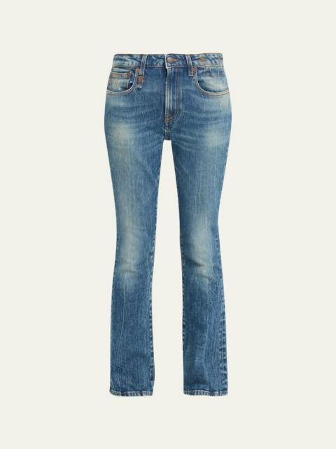 R13 Kick Fit Mid-Rise Jeans