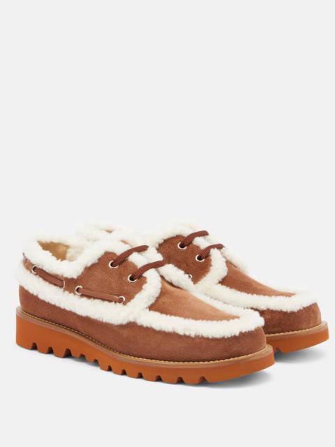 Valentino Palm Avenue suede boat shoes