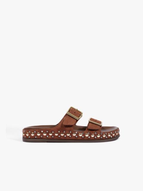 SCHUTZ Mellow Suede Sandal