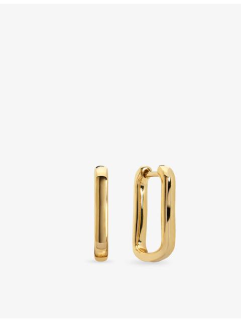 MONICA VINADER Alta 18ct Yellow Gold Vermeil Huggie