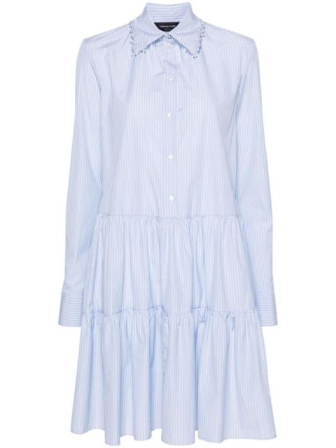 FABIANA FILIPPI striped cotton shirtdress