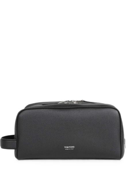 TOM FORD Tom Ford Grained Leather Wash Bag