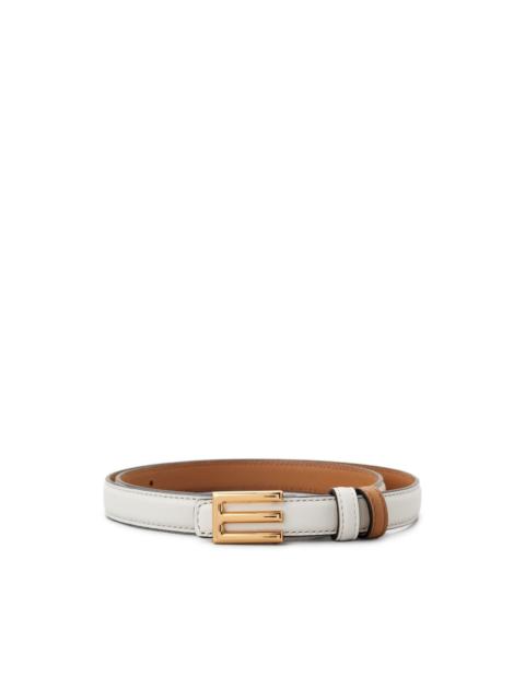 Etro logo-buckle leather belt