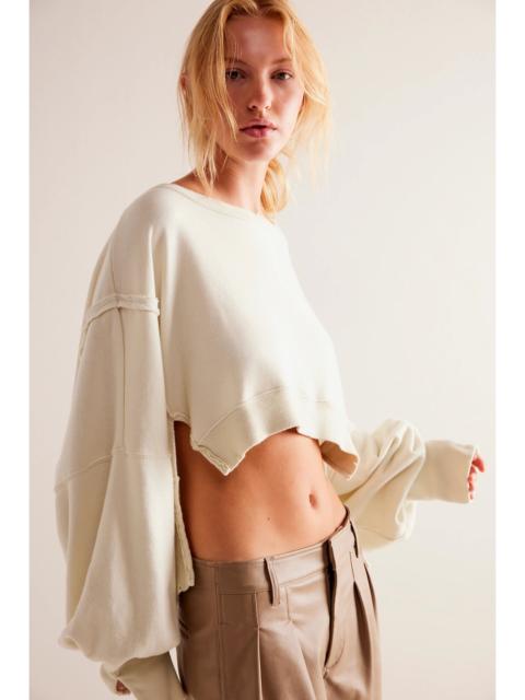 FREE PEOPLE We The Free Camden Cropped Sweatshirt