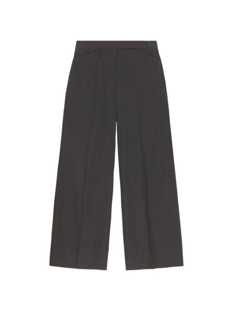 GANNI high-waist tailored trousers