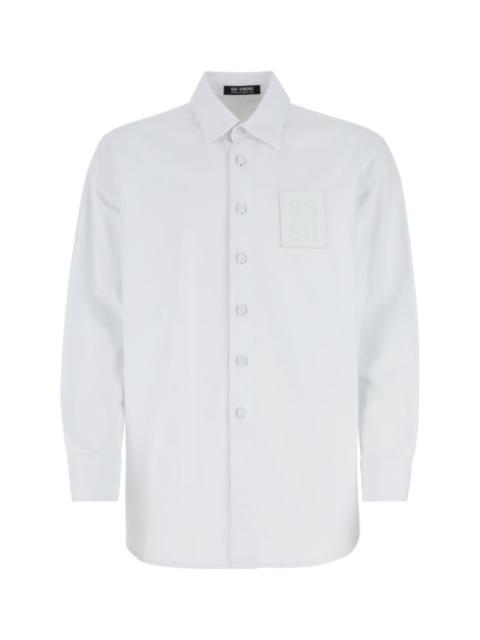 White denim shirt