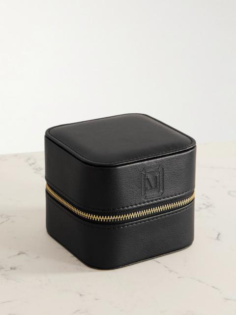 MATEO Vegan leather jewelry case Black