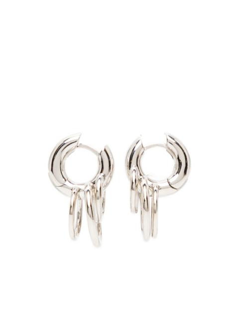 PANCONESI pierced hoop earrings
