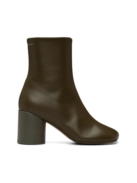 MM6 Maison Margiela Khaki Anatomic Ankle Boots