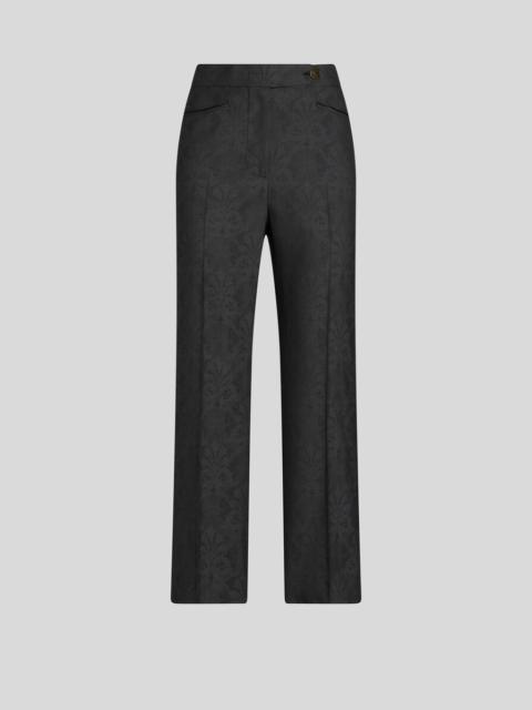 JACQUARD TROUSERS WITH PEGASO BUTTONS
