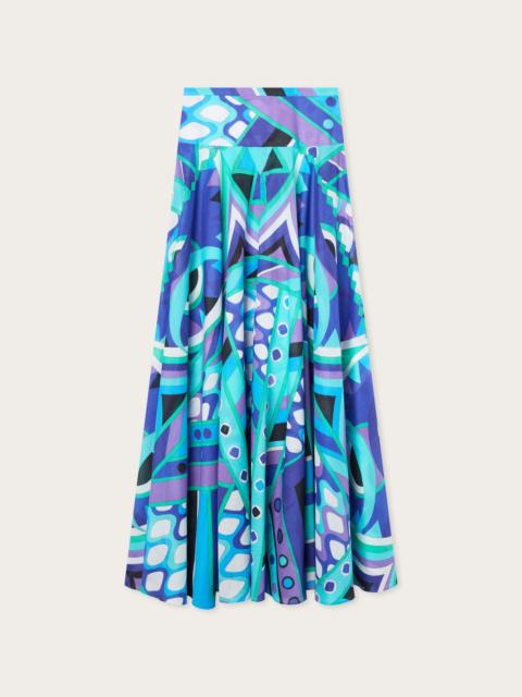 PUCCI VIVARA PRINT COTTON SKIRT