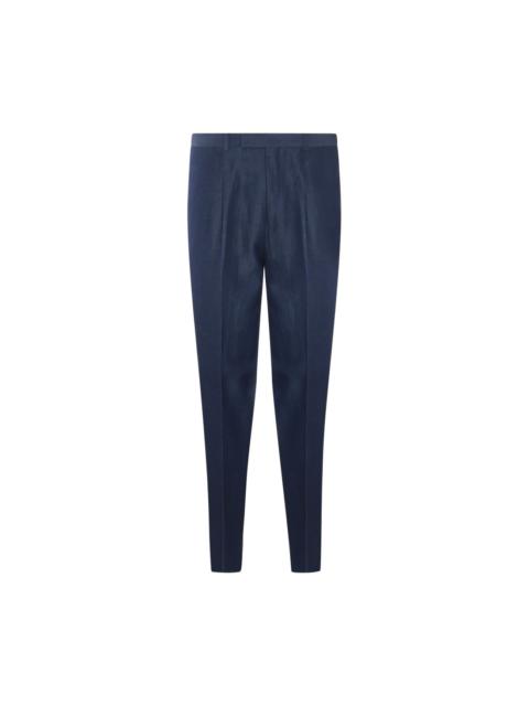 ZEGNA blue cotton pants