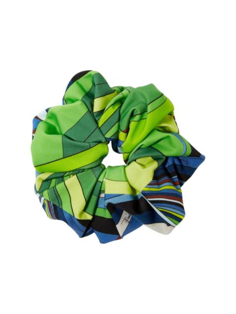 Iride-print scrunchie