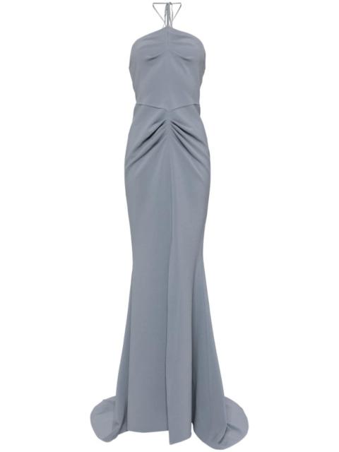 MATICEVSKI halterneck maxi dress