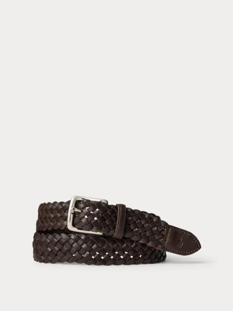Polo Ralph Lauren Braided Vachetta Leather Belt