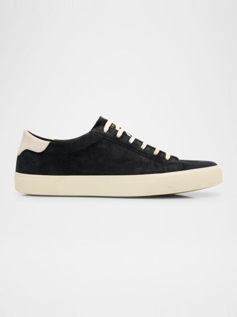 Brunello Cucinelli Men's Suede Low-Top Sneakers