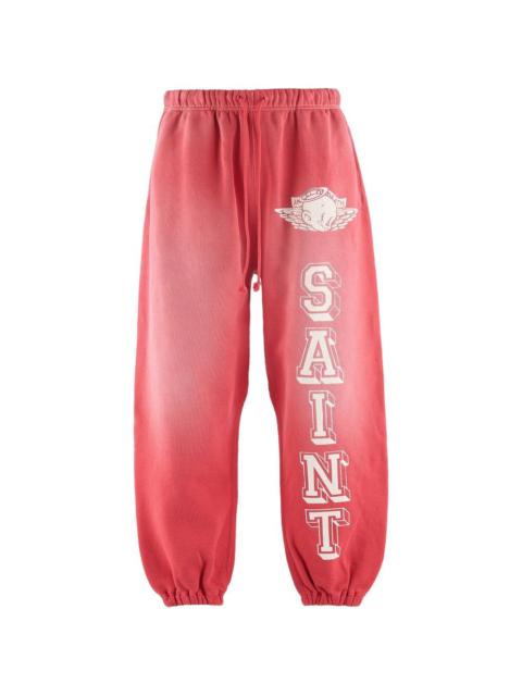 SAINT M×××××× drawstring graphic track pants