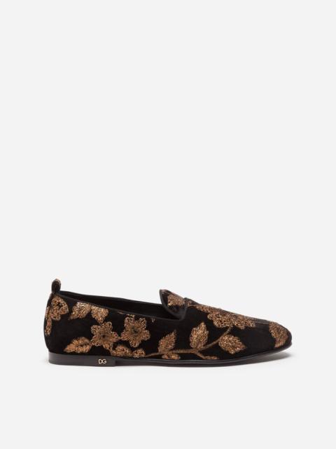 Dolce & Gabbana Embroidered slippers