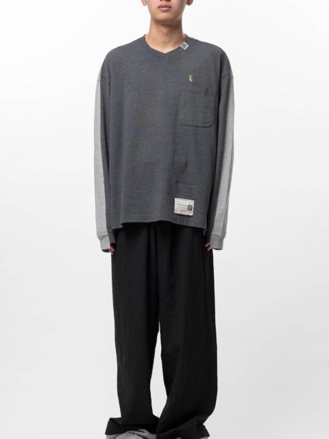 Maison MIHARAYASUHIRO Front Back Combined Long Sleeve T-shirt