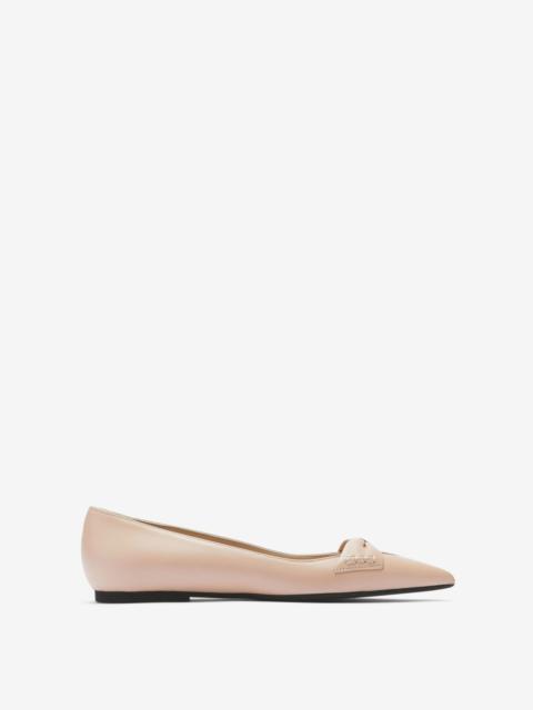 N°21 BOW-EMBELLISHED BALLET PUMPS