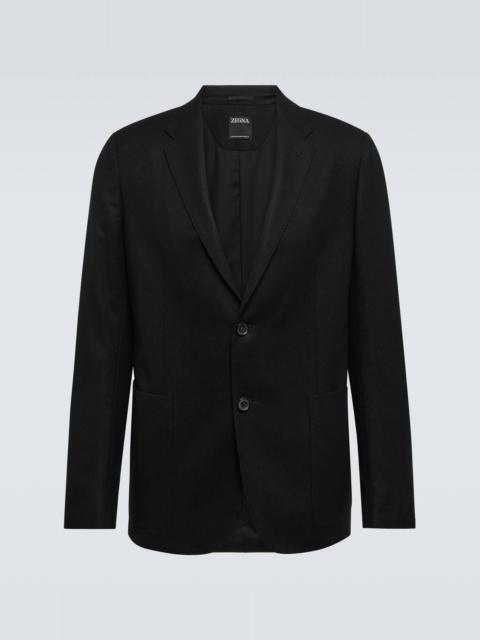 ZEGNA Wool, silk and cashmere blazer