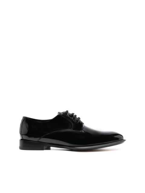 patent-leather Oxford shoes