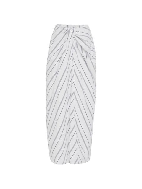 ROSETTA GETTY twist maxi skirt