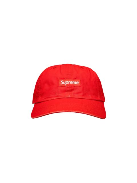 Supreme Small Box Coated Linen 6-Panel 'Red'