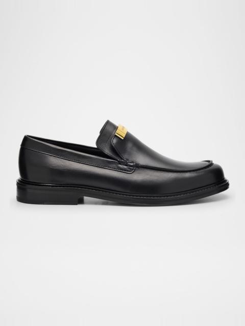 Moschino Men's Calfskin Leather Loafers