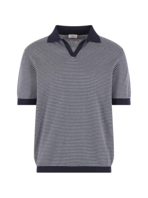 AGNONA striped V-neck T-shirt