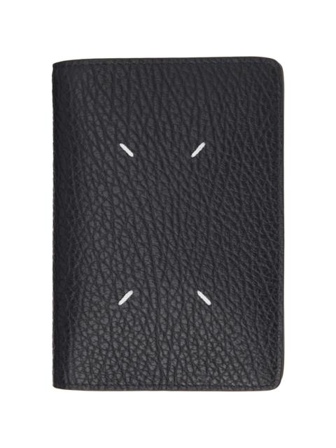 Maison Margiela Black Calfskin Passport Holder