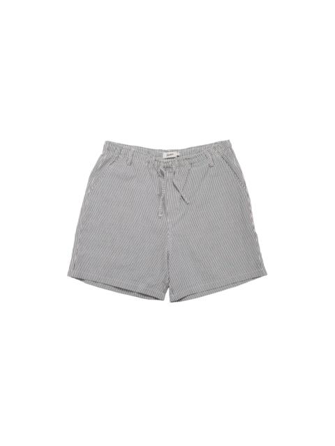 Bather Navy Pinstripe Leisure Short